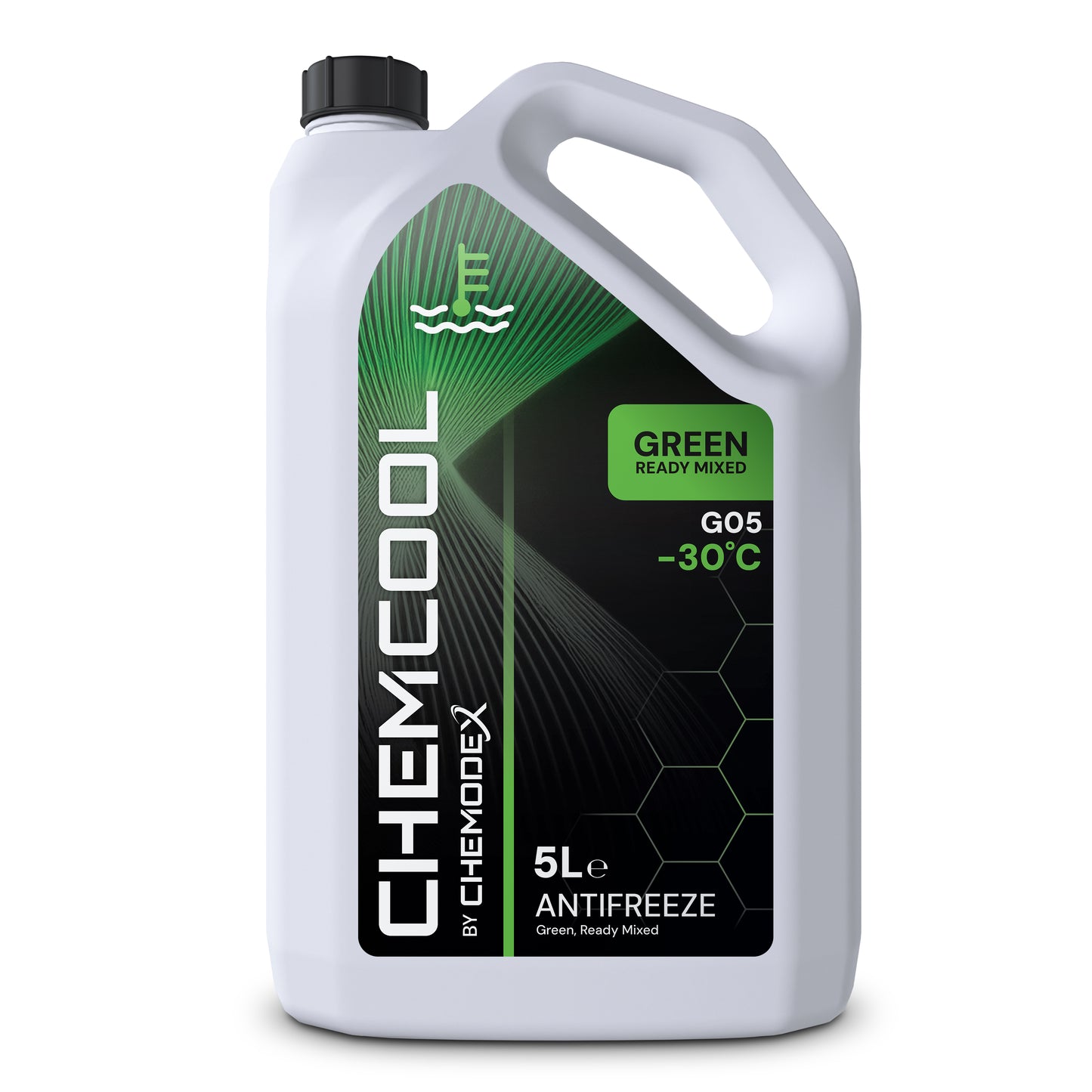 ChemCool -30°C Ready To Use, Mixed Antifreeze Coolant in Green - Various Sizes