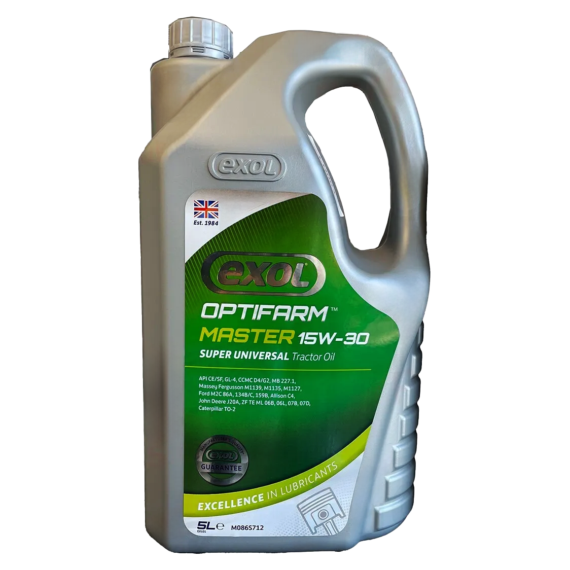 Exol Optifarm Master 15W-30 Mineral Oil based Super Universal Tractor Oil - 5 Litres