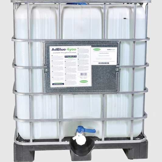 GreenChem AdBlue 1000 Litres in IBC - Bulk DEF Solution for Diesel Engines