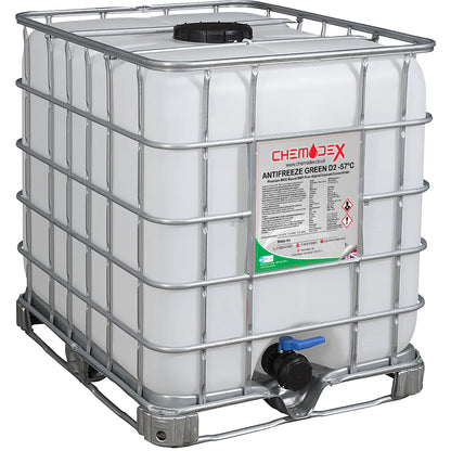 Chemodex Premium Green D2 (-57°C) Anti-Freeze - 1000 Litres In An IBC