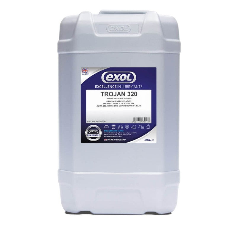 Exol Trojan 320 Industrial Gear Oil G005 - 25 Litres