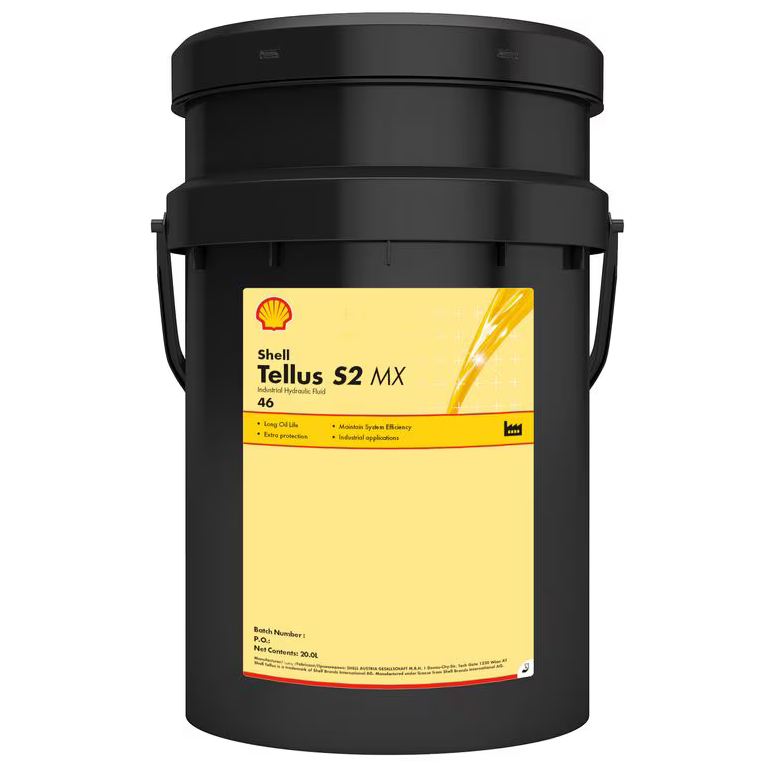 Shell Tellus S2 MX 46 Industrial Hydraulic Fluid - 20 Litres