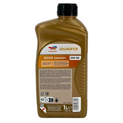 TotalEnergies Quartz 9000 Energy 0W-30 Engine Oil - 1 Litre