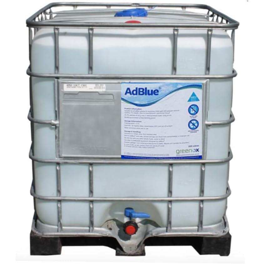 Greenox AdBlue - 1000 Litres in an IBC DEF Gravity Fed, Euro 5/6, ISO ...