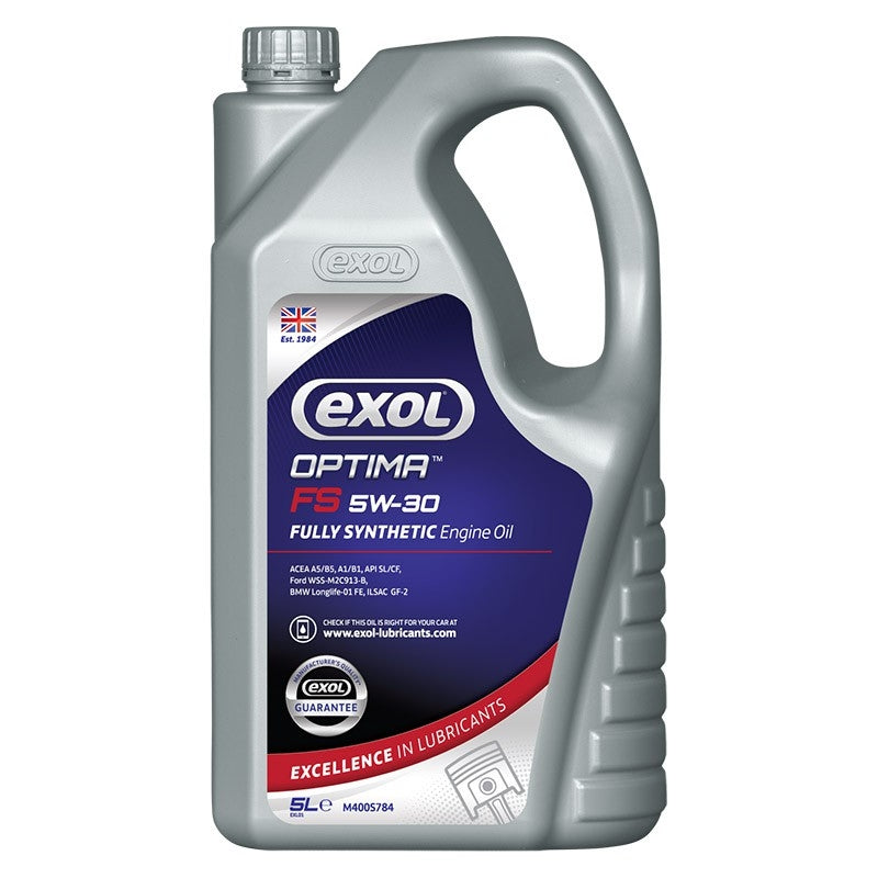 EXOL OPTIMA FS 5W-30 M400 Fuel Saving Engine Oil 20 LITRE