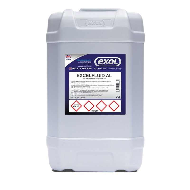 EXOL Excelfluid AL Metalworking Fluid (S047) - 25 Litres