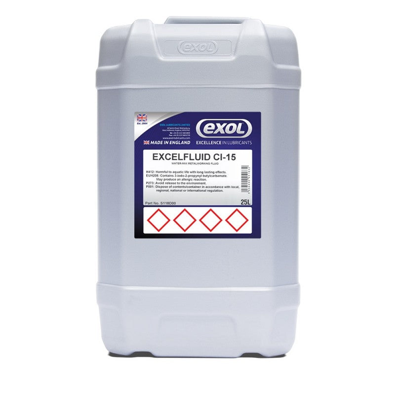 EXOL Excelfluid CI-15 Machining Fluid (S118) - 20 Litres