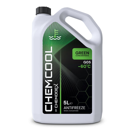 ChemCool Concentrate -60°C Antifreeze Coolant In Green - Various Sizes