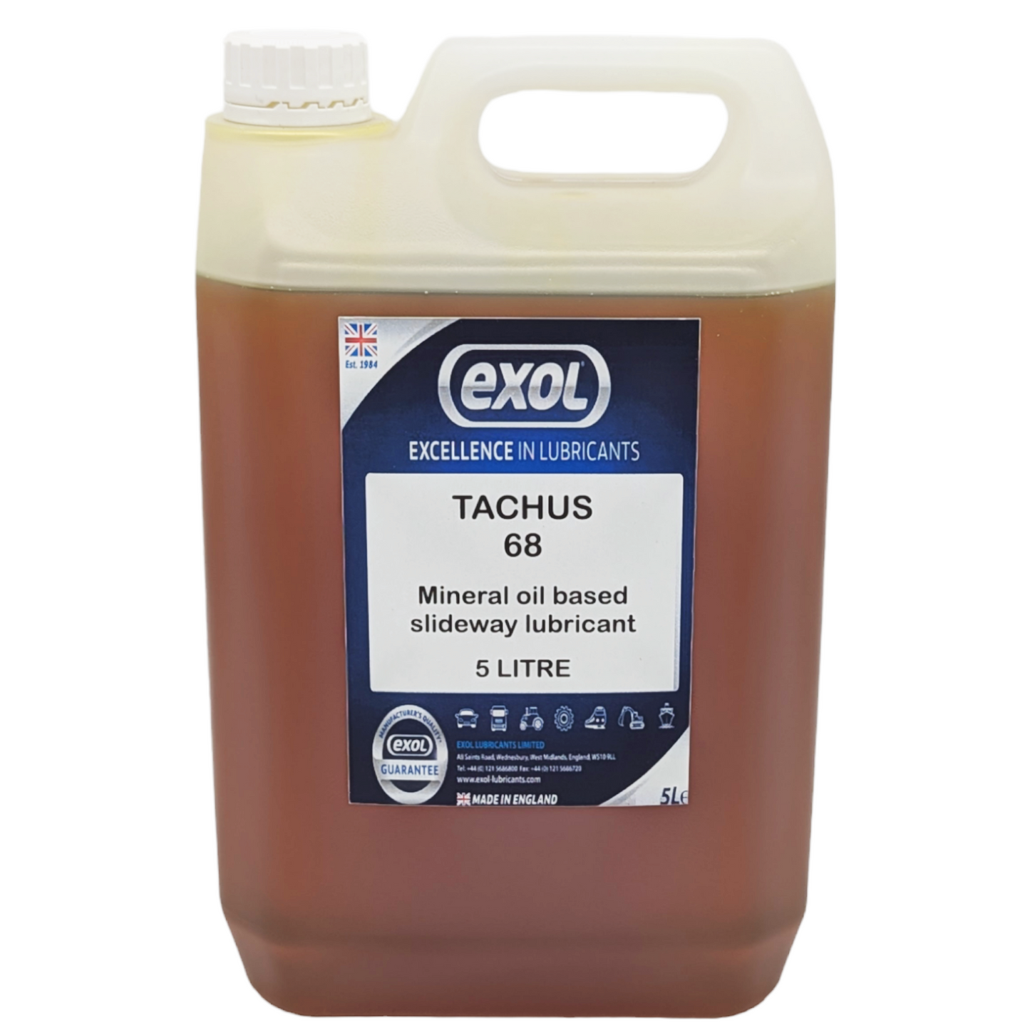 EXOL Tachus 68 Slideway Oil (L037) - 5 Litres