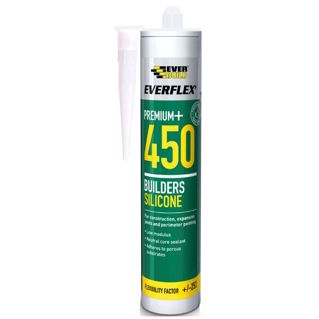 Everbuild Everflex Silicone Sealant 450 - Brown C3 300ml