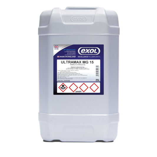 Exol UltraMax MG 15 Hydraulic Fluid (H107) - 25 Litres