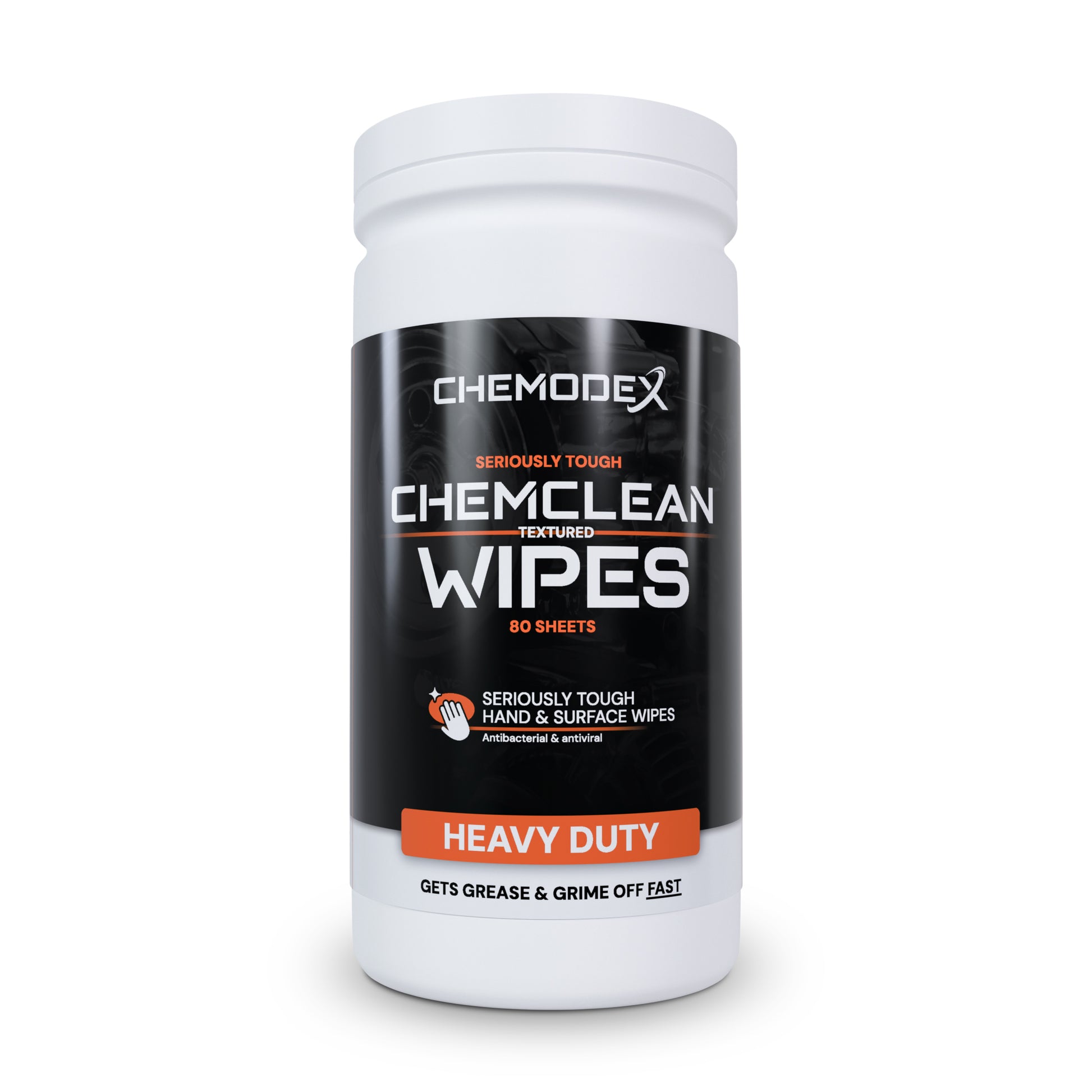 Chemodex Heavy Duty Textured Wipes (80 Pack)