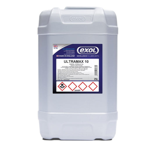 Exol Ultramax 10 Hydraulic Oil H003 - 25 Litres