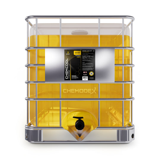 ChemCool -30°C Ready To Use Mixed Antifreeze Coolant in Yellow 1000 Litres In An IBC