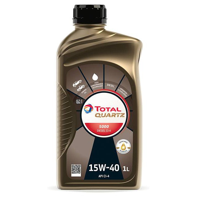 TotalEnergies Quartz 5000 Engine Oil 15W-40 1 Litre