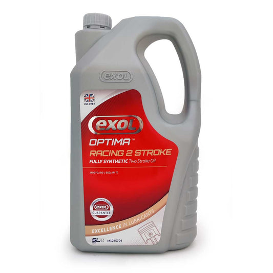 EXOL Optima Racing 2 Fully Synthetic 2 Stroke Oil - 5 Litres