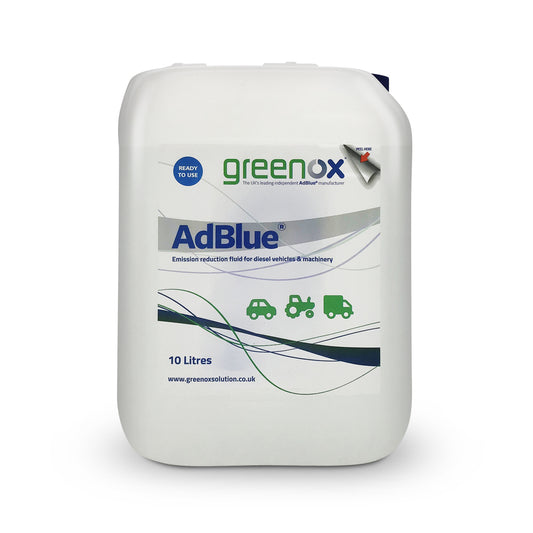 Greenox AdBlue 10L - High-Purity Diesel Exhaust Fluid (ISO 22241 Compliant)