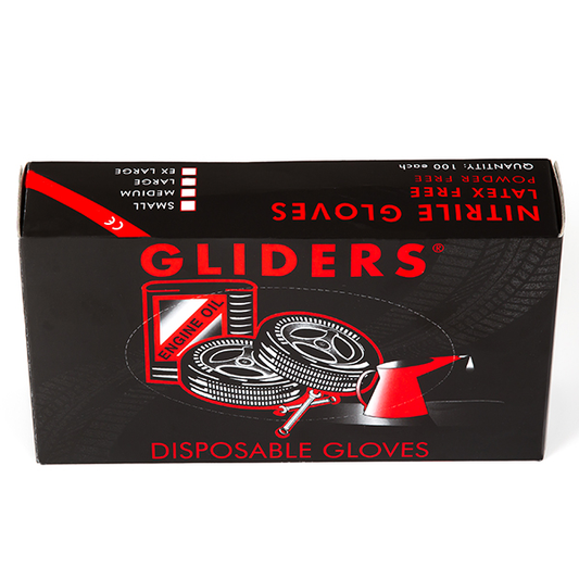 Gliders - Blue Nitrile Gloves Medium