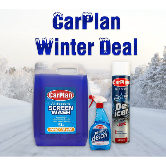 CarPlan Winter Deal of Screenwash, De-Icer Aerosol and Trigger Spray