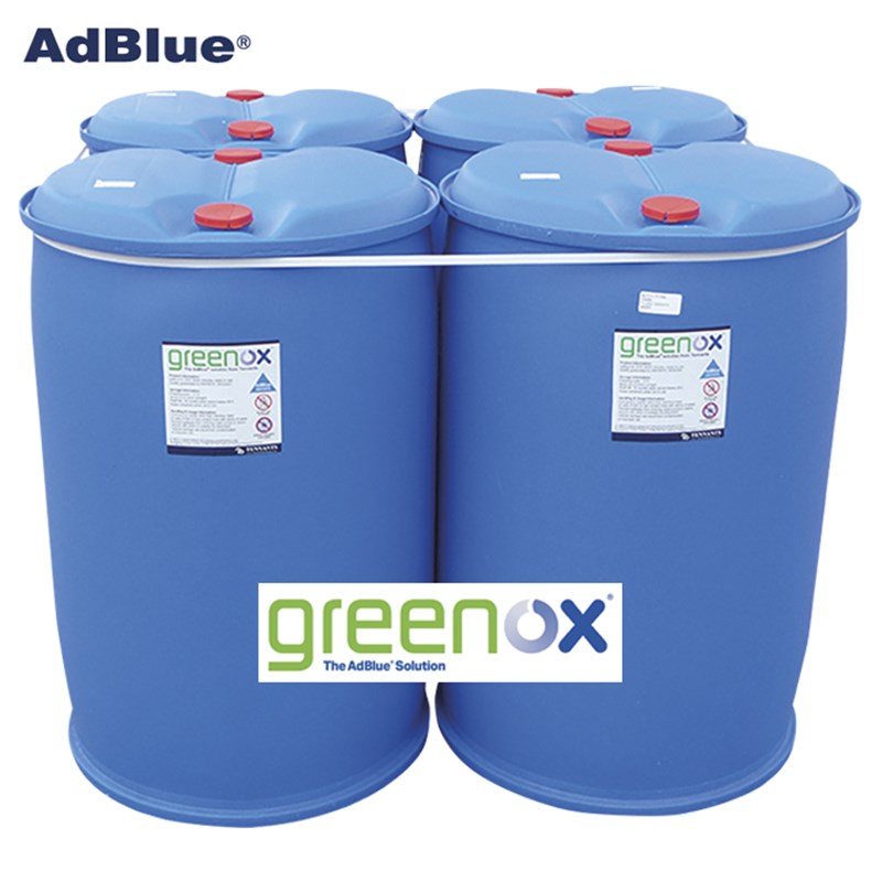 Greenox Adblue Barrels 4x 205 Litres In Plastic Drums - Euro 5/6 ISO 22241 Compliant