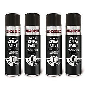 Spray Paints - Gloss/Satin/Matt Black/VHT Matt Black 500ml Aerosol