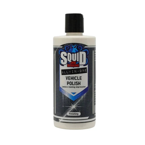 Squid Ink All-in-One 500ml – Premium Cherry Glaze Polish | Light Correction, Filler & Carnauba Wax Protection