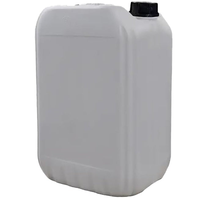 Empty Plastic 25 Litre Container - Silver