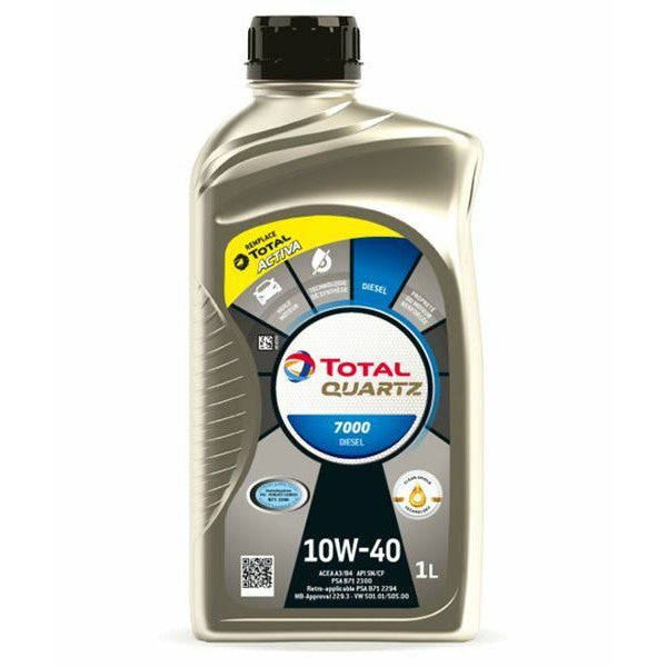 TotalEnergies Quartz  7000 10W-40 Synthetic Engine Oil 1 Litre