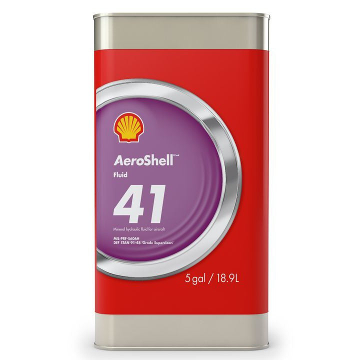 Shell Aeroshell Fluid 41 Hydraulic Oil - 18.9 Litres (5 Gal)