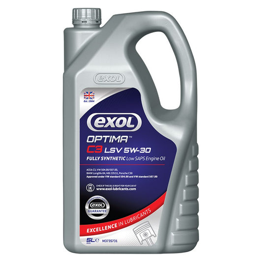 Exol Optima C3 LSV 5W-30 Engine Oil M373 - 5 Litres