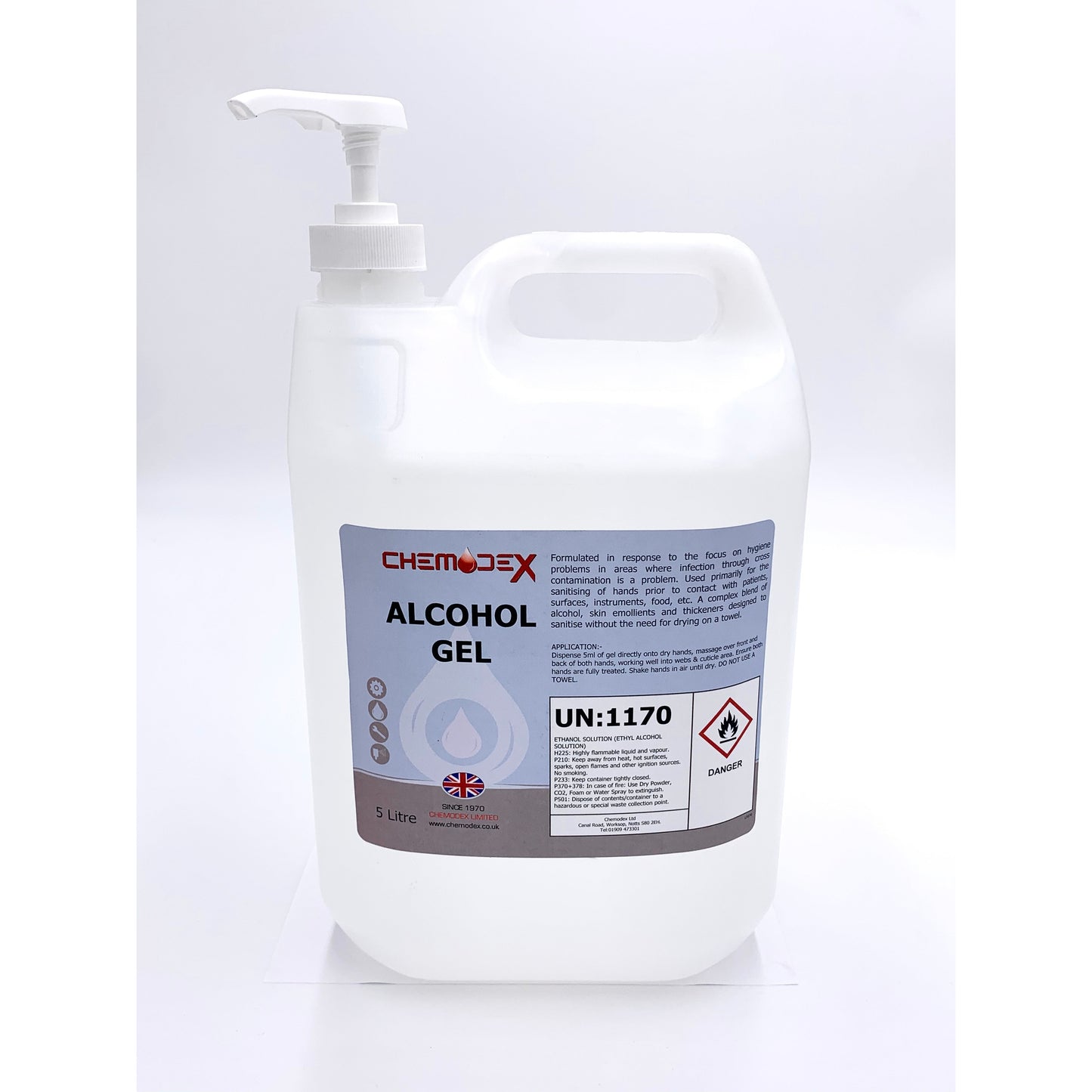 Chemodex Alcohol Hand Sanitiser & Gel