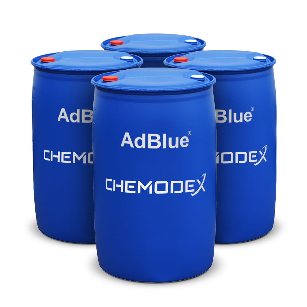 Chemodex AdBlue 4 x 205 Litre Barrels, Universal Diesel Exhaust Fluid Additive. ISO 22241 Compliant Injected into Engine Exhaust Gases – DEF