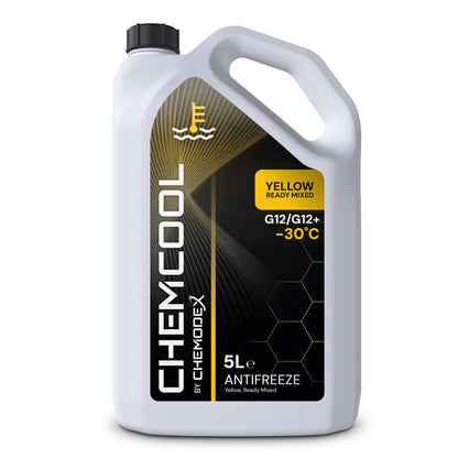 ChemCool -30°C Ready To Use Mixed Antifreeze Coolant in Yellow - Various Sizes