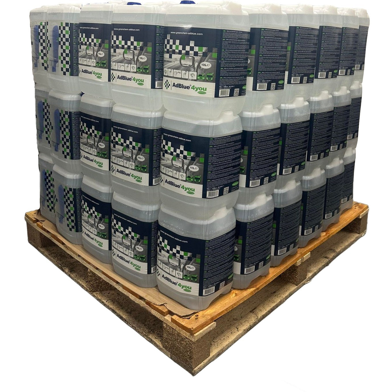 GreenChem Adblue Pallet of 90 x 10 Litre Bottles With Spouts