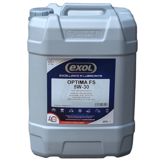 Exol Optima FS 5W-30 Engine Oil M400 25 Litres