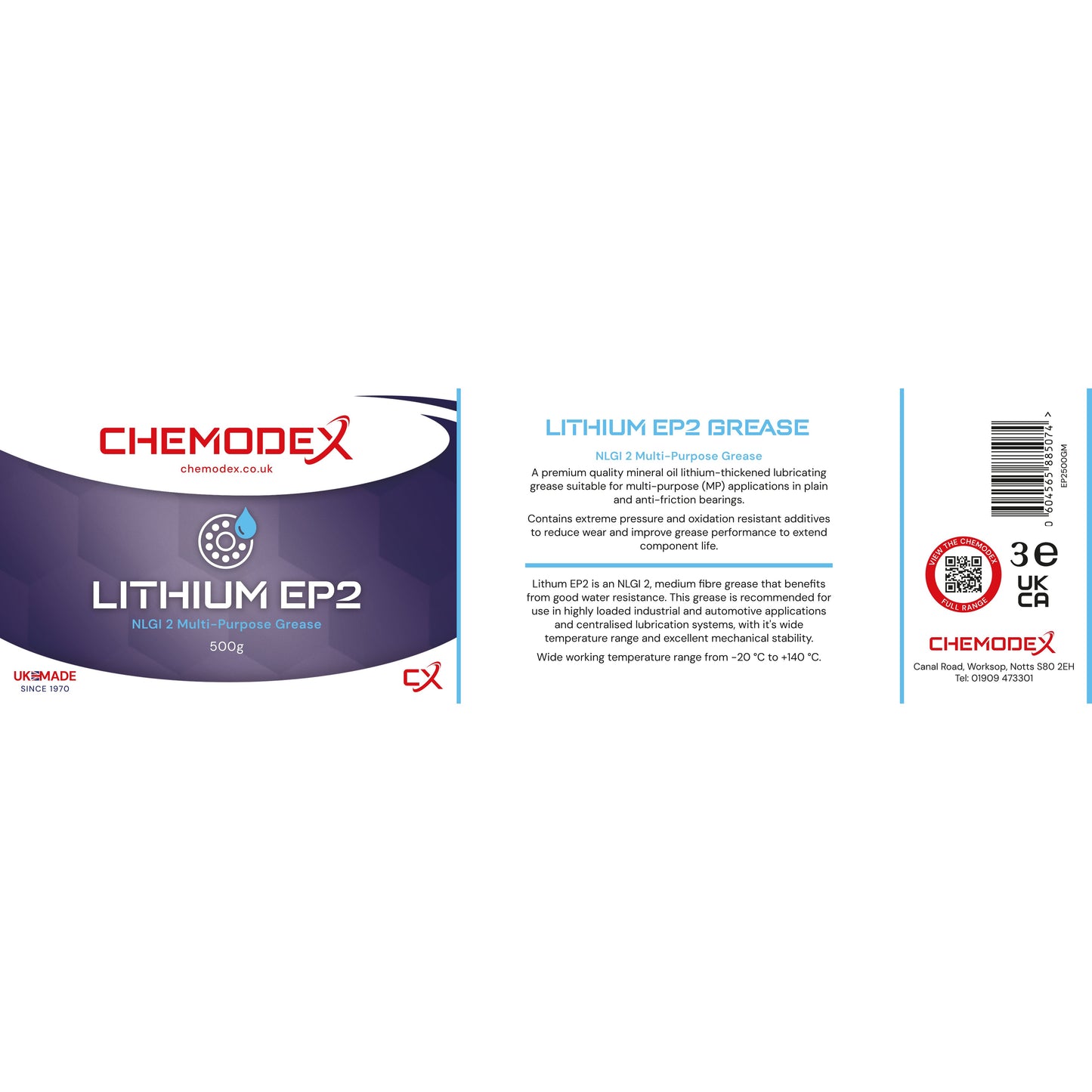 Chemodex Lithium EP2 Grease