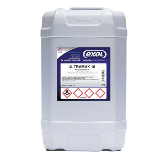 Exol Ultramax 15 Hydraulic Oil H004 - 25 Litres